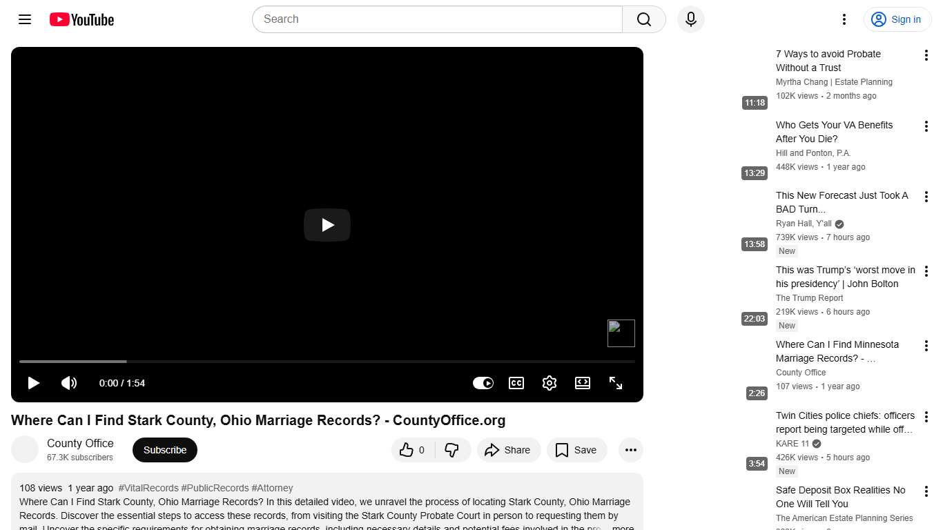 Where Can I Find Stark County, Ohio Marriage Records? - CountyOffice.org - YouTube